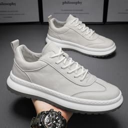 image-Men's Business Casual Non-slip Leather Shoes