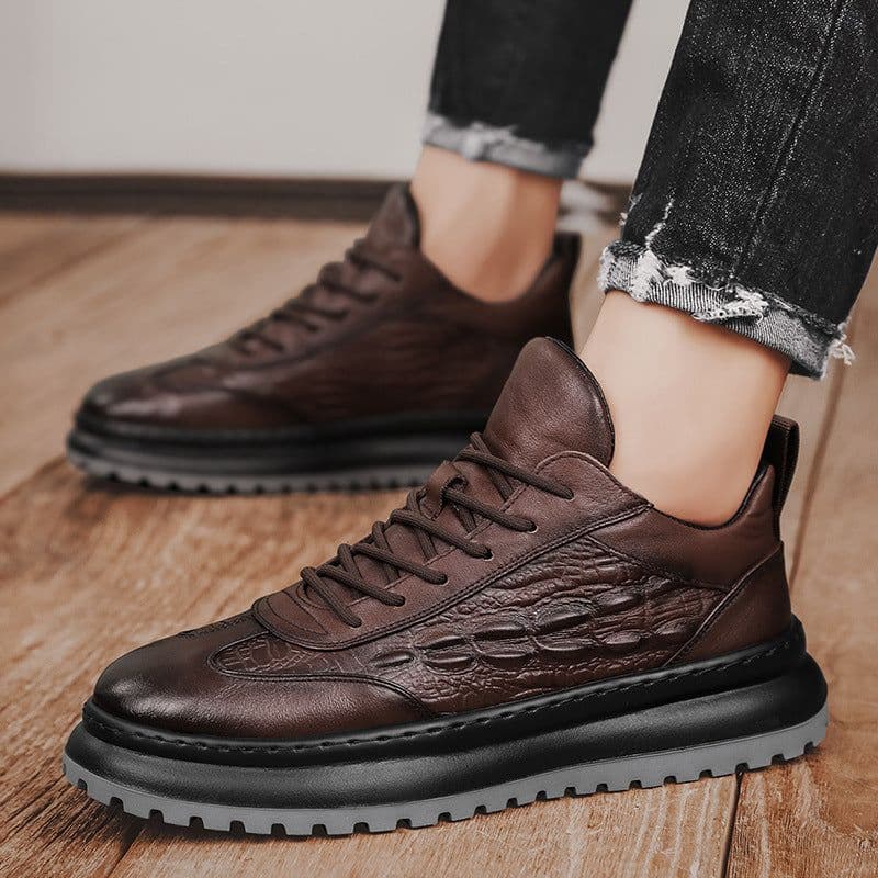 image-Men's Business Casual Non-slip Leather Shoes