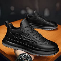 image-Men's Business Casual Non-slip Leather Shoes