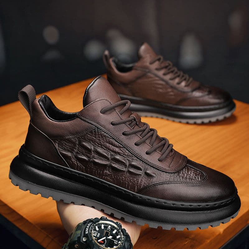 image-Men's Business Casual Non-slip Leather Shoes
