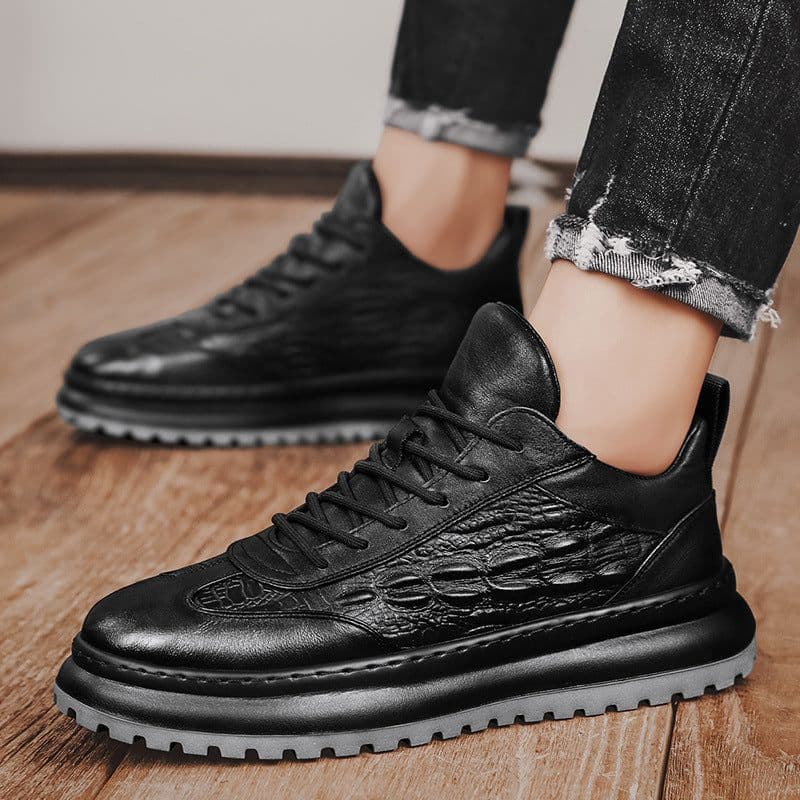 image-Men's Business Casual Non-slip Leather Shoes