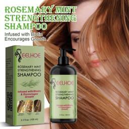 image-Rosemary Mint Shampoo Moisturizing Supple Hair Repair Dry Frizz Refreshing Shampoo Hair Care
