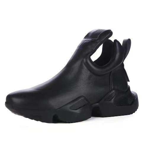 image-Winter Slip-on Trendy Men's Practical All-match Casual Cowhide Platform Shoes