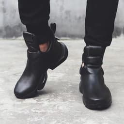 image-Winter Slip-on Trendy Men's Practical All-match Casual Cowhide Platform Shoes