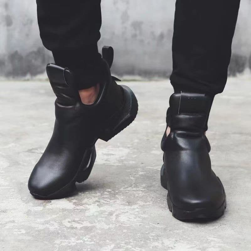 image-Winter Slip-on Trendy Men's Practical All-match Casual Cowhide Platform Shoes