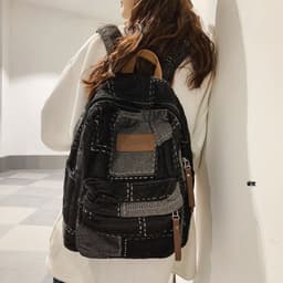 image-Men's And Women's Fashion High School Large Capacity Backpack