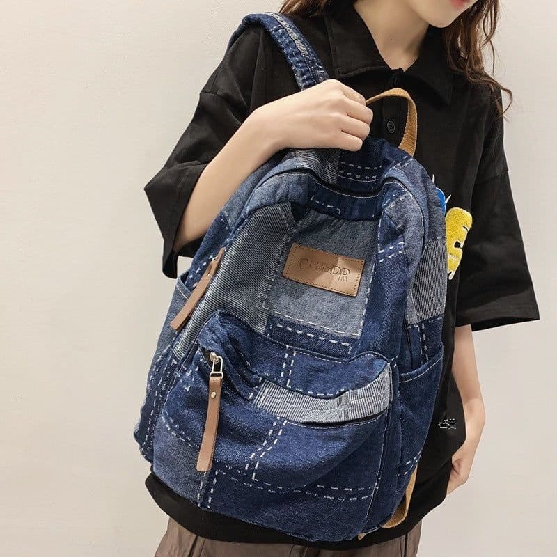 image-Men's And Women's Fashion High School Large Capacity Backpack