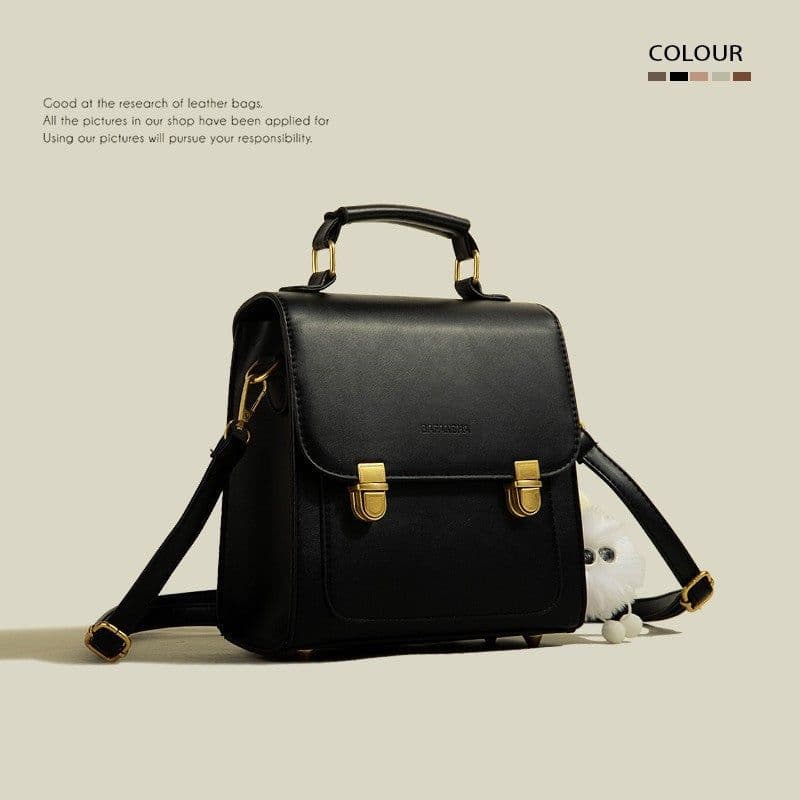 image-Retro Artistic Portable Shoulder Messenger Bag For Women