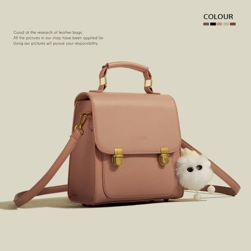 image-Retro Artistic Portable Shoulder Messenger Bag For Women