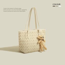 image-Women's Large-capacity Casual Shoulder Tote Bag