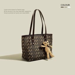 image-Women's Large-capacity Casual Shoulder Tote Bag