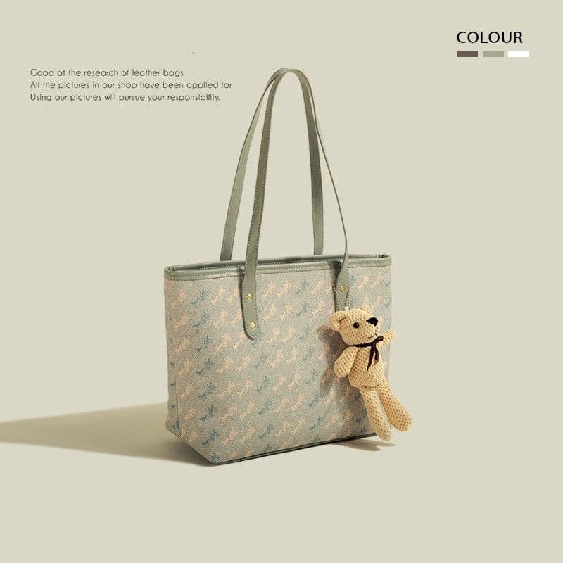 image-Women's Large-capacity Casual Shoulder Tote Bag