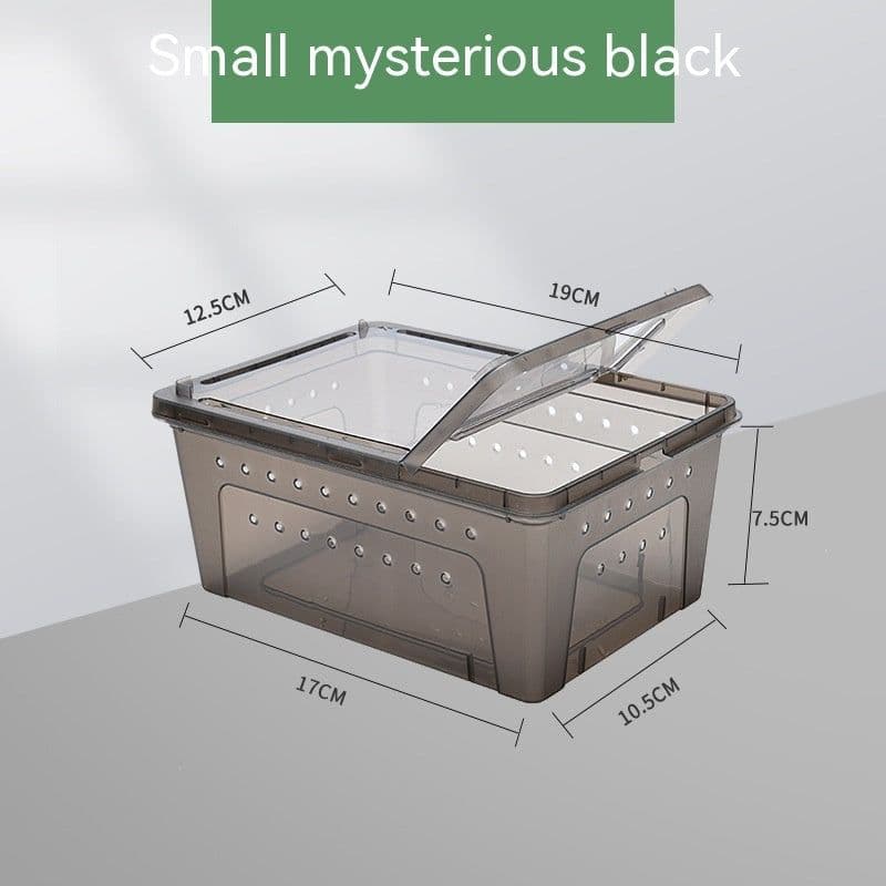 image-Silkworm Feeding Pet Box Turtle Jar