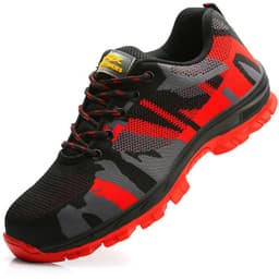 image-Flyknit Safety Anti-smash And Anti-puncture Wear-resistant Lightweight Non-slip Work Shoes