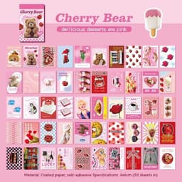image-Stickers American Retro Journal Decoration Material Stickers Cartoon Mini Sticker Book