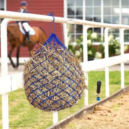 image-Horse Hay Feed Net Bag Hay Bags Forage Net Pocket