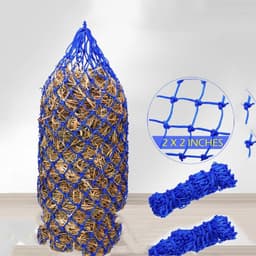 image-Horse Hay Feed Net Bag Hay Bags Forage Net Pocket