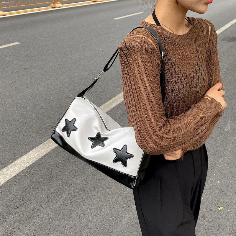 image-Ladies New XINGX Embroidered Shoulder Bag