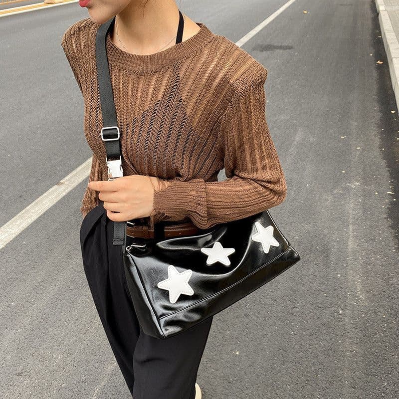 image-Ladies New XINGX Embroidered Shoulder Bag