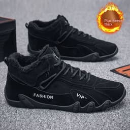 image-Men's Shoes Winter Fleece-lined New Sports Casual Shoes