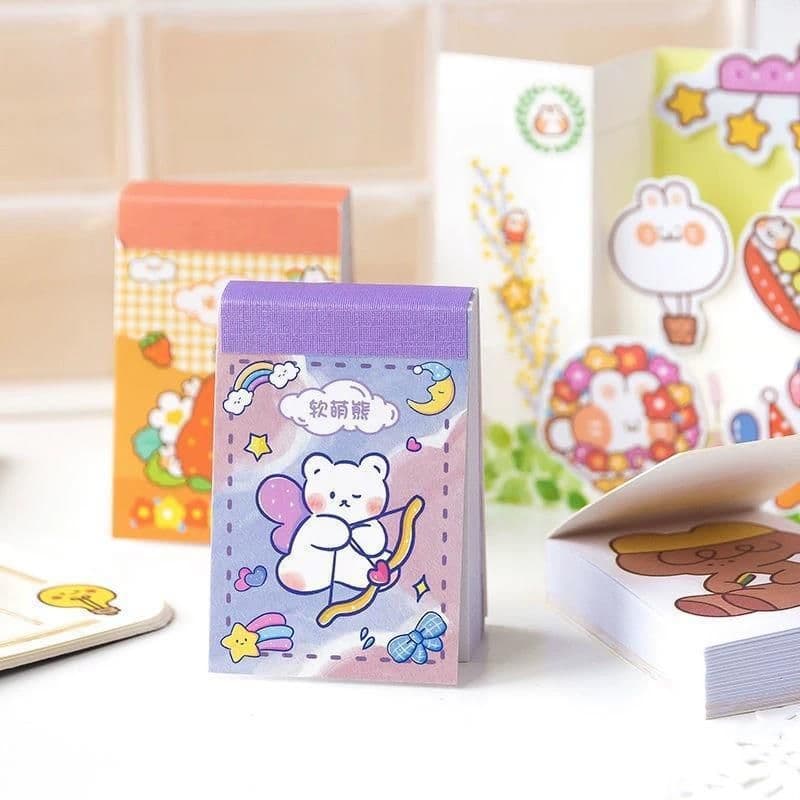 image-Stickers Hand Account Painting Heart Stickers Notebook Special Screen Protector Japanese Paper Cartoon Characters