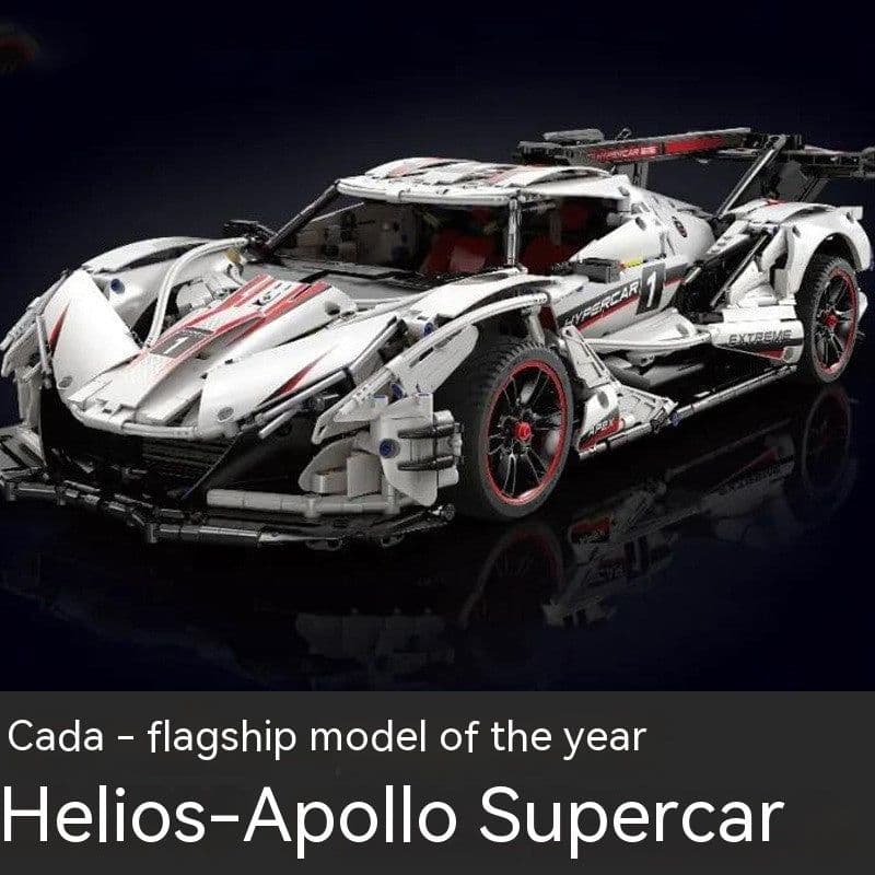 image-Apollo Sports Car Building Blocks Assembled Remote-control Automobile Toys