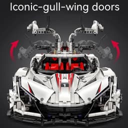 image-Apollo Sports Car Building Blocks Assembled Remote-control Automobile Toys