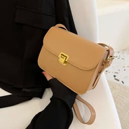 image-Elegant Women's Simple Messenger Bag