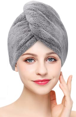 image-Fashion Hair Drying Towel Shower Cap