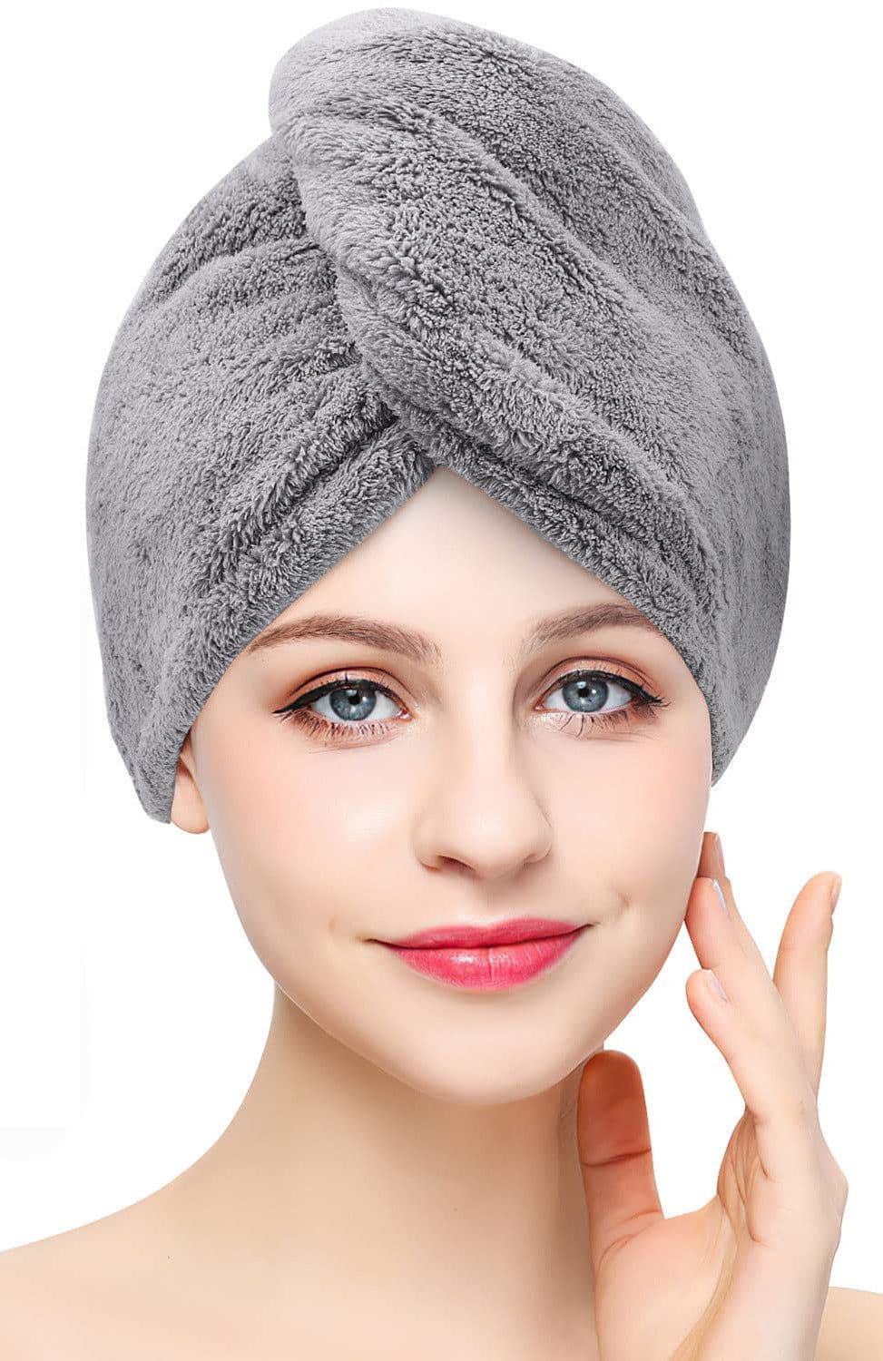 image-Fashion Hair Drying Towel Shower Cap