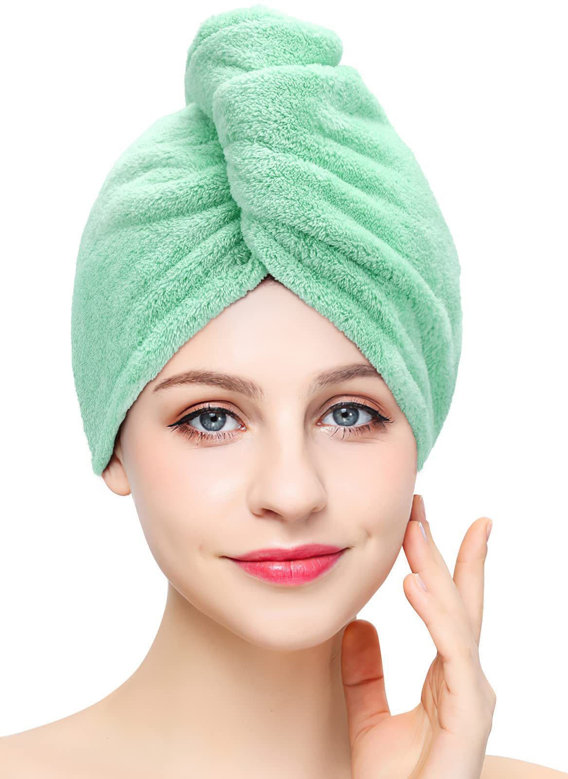 image-Fashion Hair Drying Towel Shower Cap