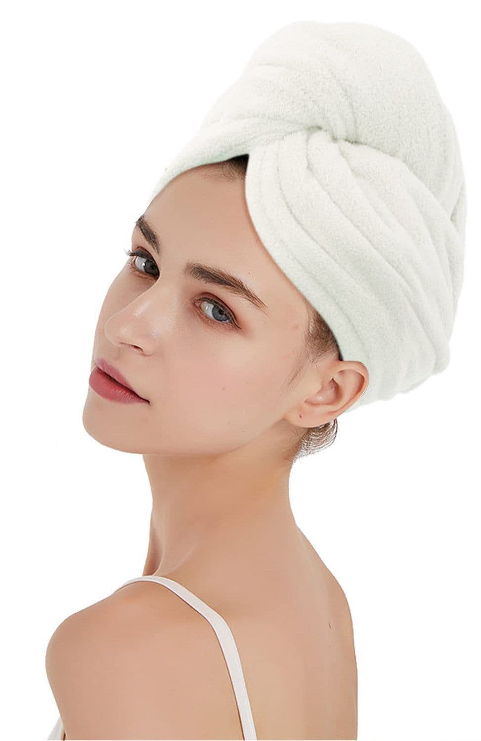 image-Fashion Hair Drying Towel Shower Cap