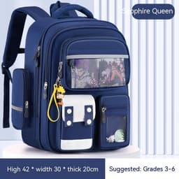 image-Children's Burden Reduction Large-capacity Backpack Multifunctional Spine Protection