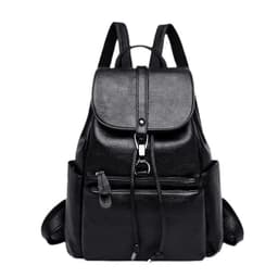 image-Women's Fashion Cattlehide Leather Soft Leather Casual All-matching Genuine Leather Backpack
