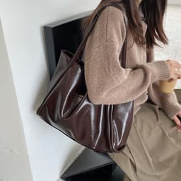 image-Women's Versatile Large Capacity Casual Shoulder Underarm Bag