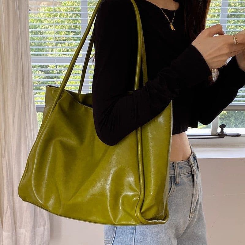 image-Women's Versatile Large Capacity Casual Shoulder Underarm Bag