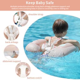 image-Baby Sun Protection Sunshade Swan Swimming Ring