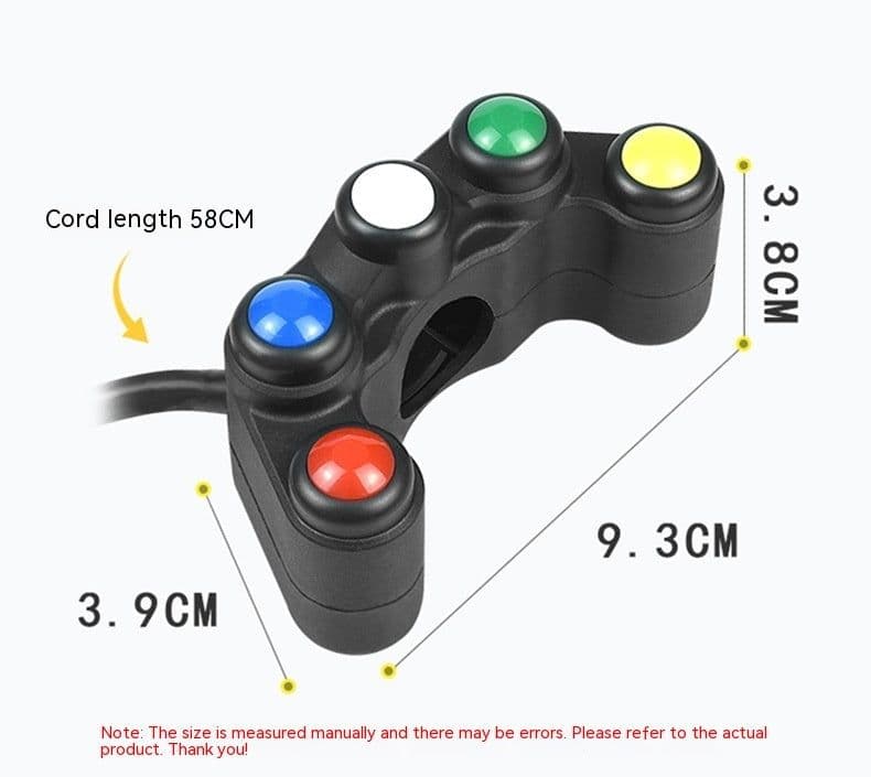 image-Five-function Combination Accessories Horn CNC Modification Key