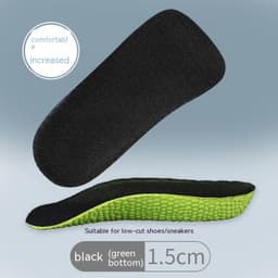 image-Invisible Height Increasing Comfortable Thickened Half Insole Heightening Insole