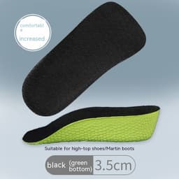 image-Invisible Height Increasing Comfortable Thickened Half Insole Heightening Insole