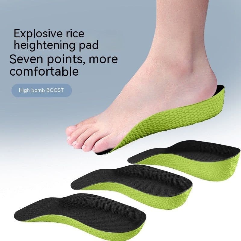 image-Invisible Height Increasing Comfortable Thickened Half Insole Heightening Insole