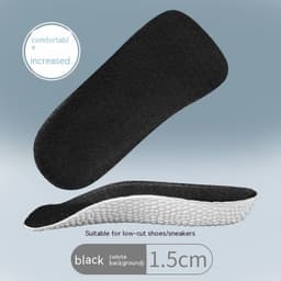 image-Invisible Height Increasing Comfortable Thickened Half Insole Heightening Insole