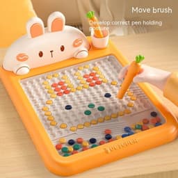image-Rabbit Magnetic Drawing Board Puzzle Toys Early Education Children's Toys