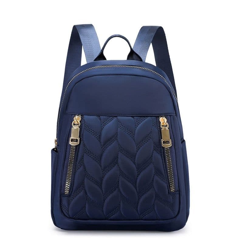 image-Fashion Women's Backpack Simple Rhombus Trendy Solid Color