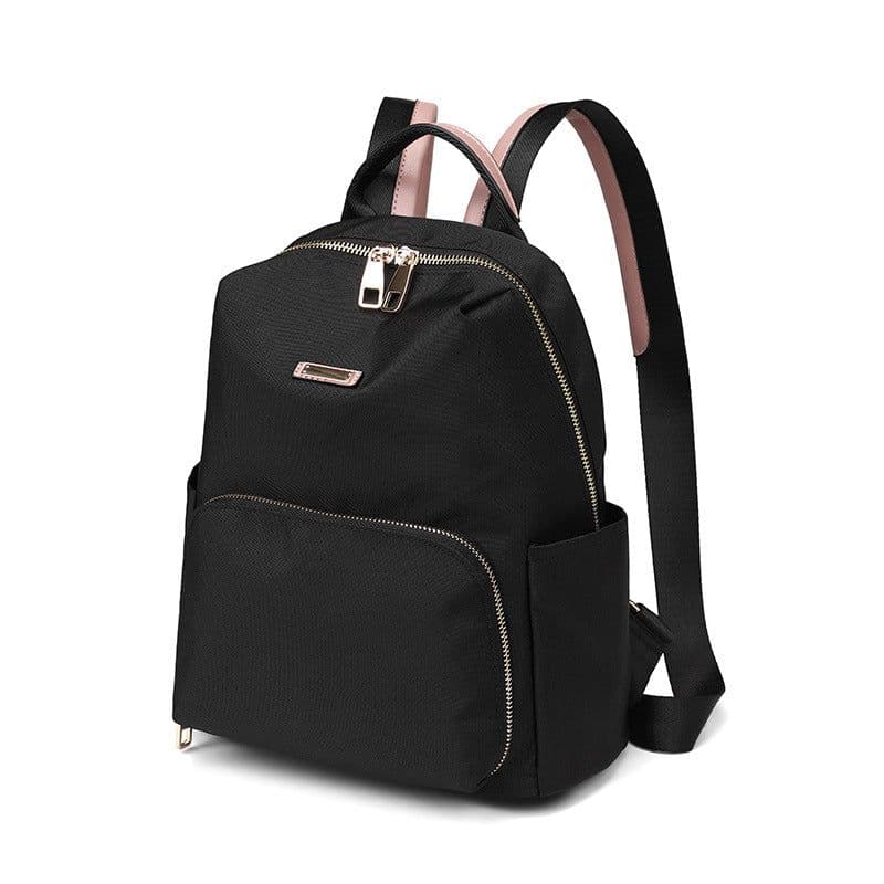 image-Trendy Korean Style Pure Color Simple Stylish Oxford Cloth Women's Backpack