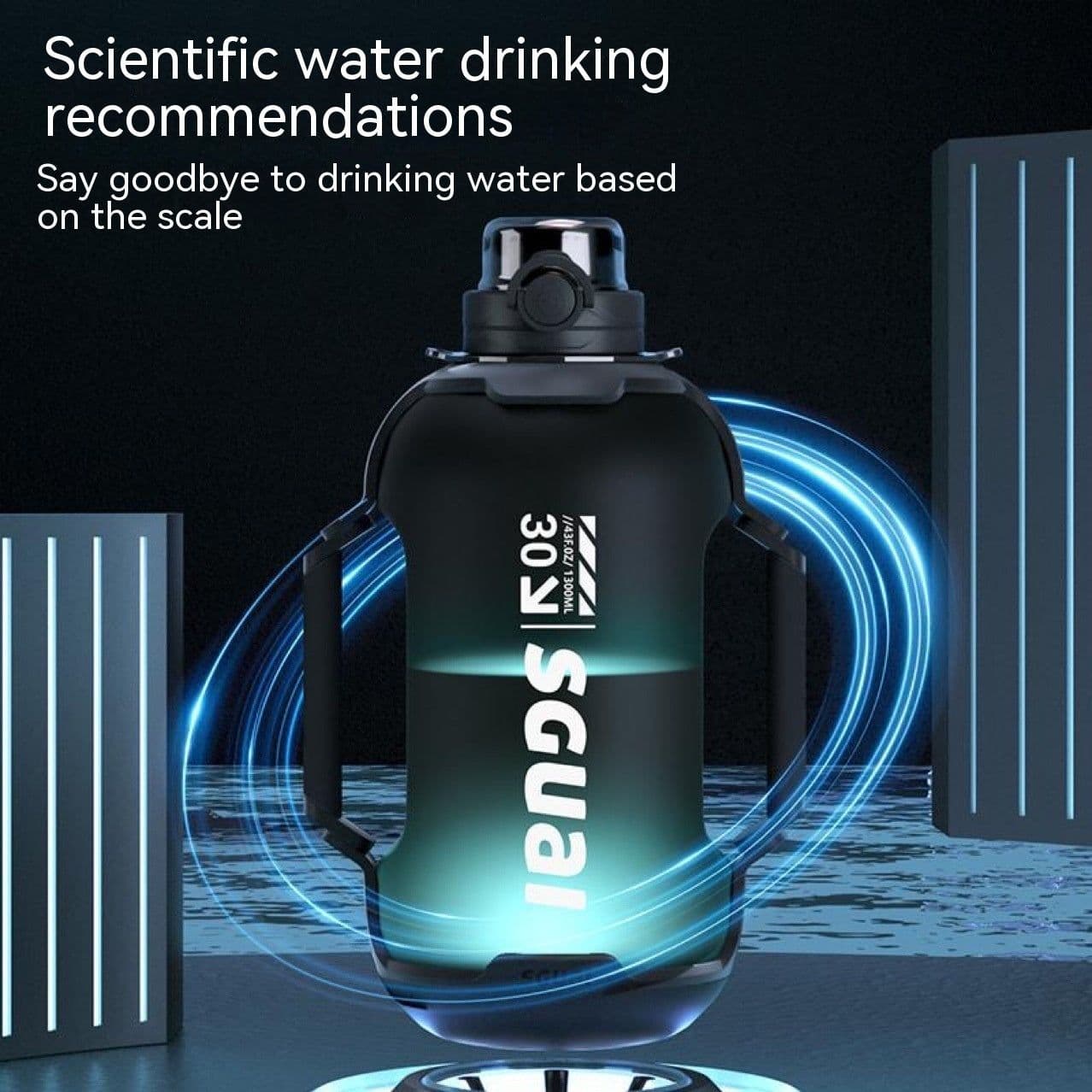 image-Smart Sports Bottle T30 Portable Sports Fitness Kettle Water Cup