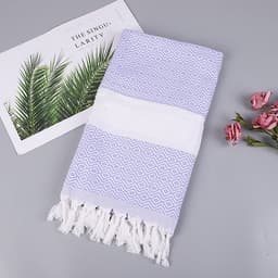 image-Handmade Tassel Blanket Turkish Beach Towel