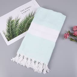 image-Handmade Tassel Blanket Turkish Beach Towel