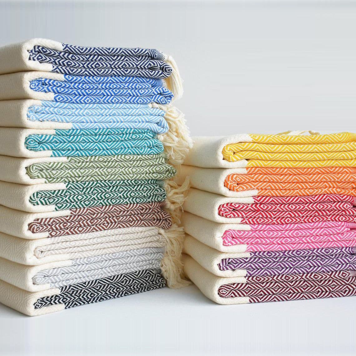 image-Handmade Tassel Blanket Turkish Beach Towel