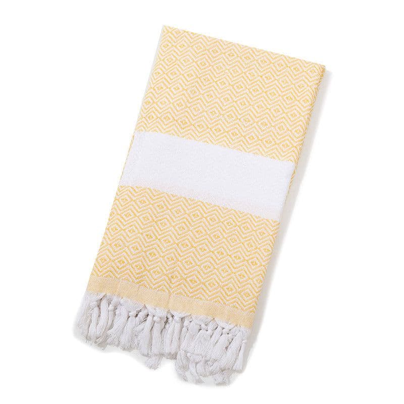 image-Handmade Tassel Blanket Turkish Beach Towel